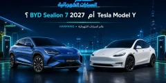 Tesla Model Y أم BYD Sealion 7 2027؟ مقارنة المدى والسعر والمميزات