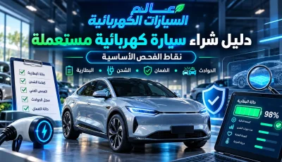دليل شراء سيارة كهربائية مستعملة: 20 نقطة فحص مهمة